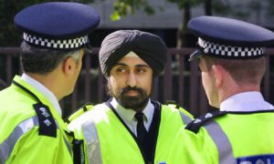 Sikh Policeman in London