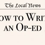 Ten writing tips for a good op ed, with Julie Tetel Andresen