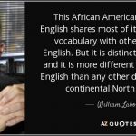 African American Vernacular English